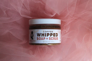 Coffee Whipped Soap + Scrub