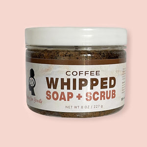 Coffee Whipped Soap + Scrub